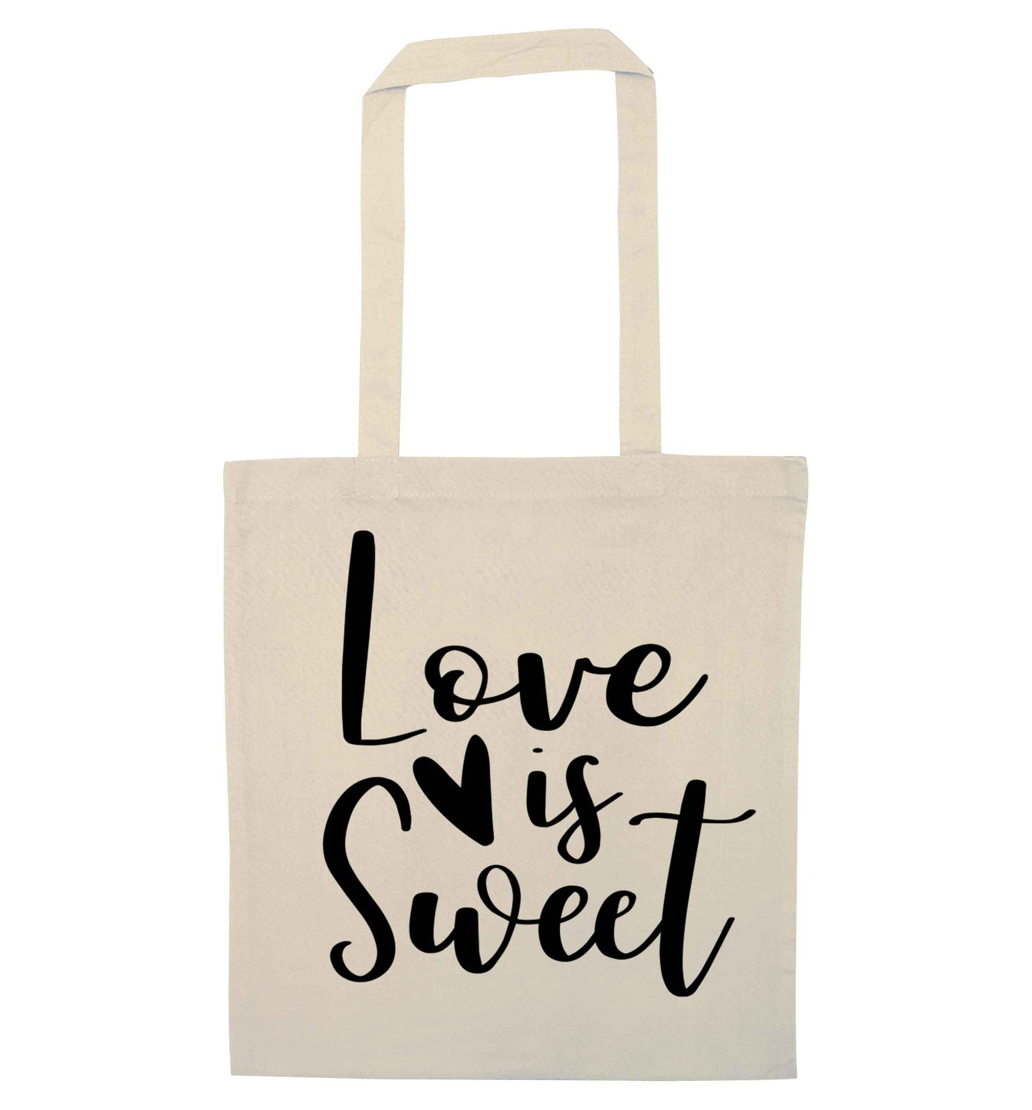 Love really does make the world go round! Ideal for weddings, valentines or just simply to show someone you love them!  natural tote bag