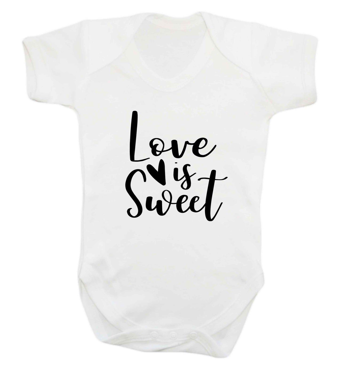 Love really does make the world go round! Ideal for weddings, valentines or just simply to show someone you love them!  baby vest white 18-24 months