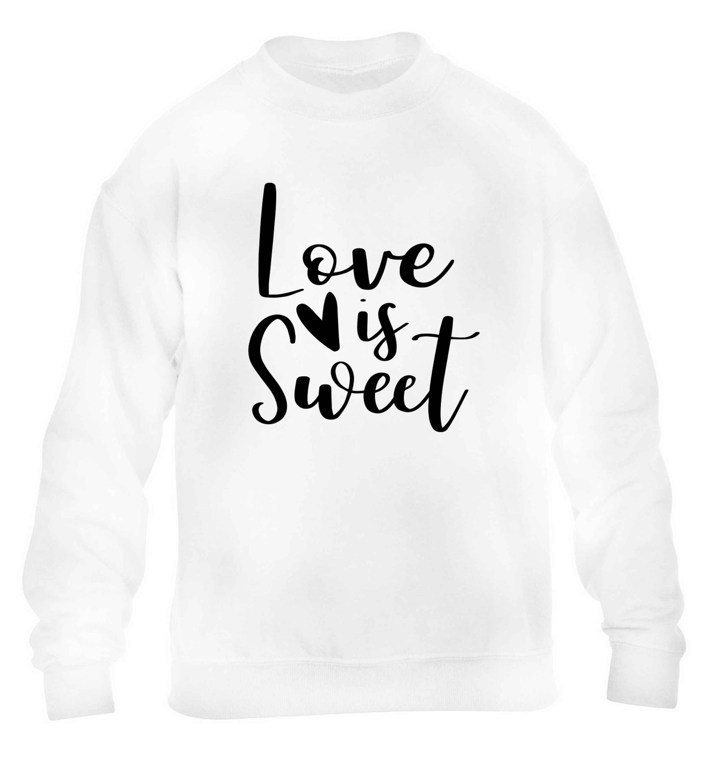 Love really does make the world go round! Ideal for weddings, valentines or just simply to show someone you love them!  children's white sweater 12-13 Years