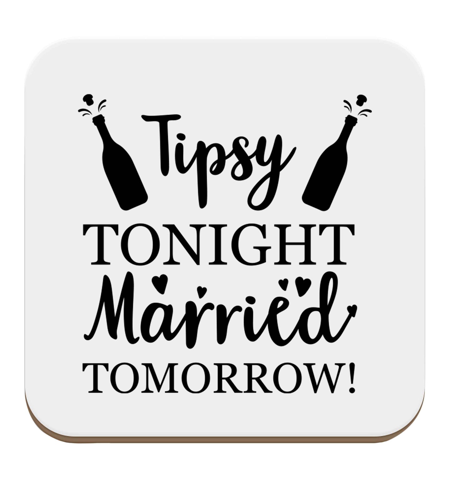 Personalised wedding thank you's Mr and Mrs wedding and date! Ideal wedding favours! set of four coasters