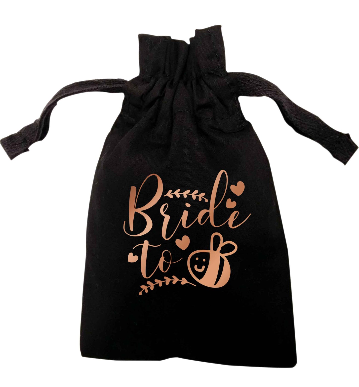 Rose gold bride to bee | XS - L | Pouch / Drawstring bag / Sack | Organic Cotton | Bulk discounts available!