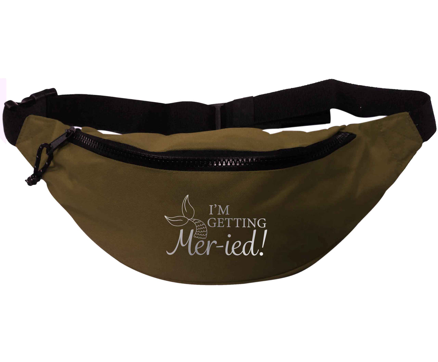 I'm getting mer-ied! Metallic silver | Recycled polyester bumbag