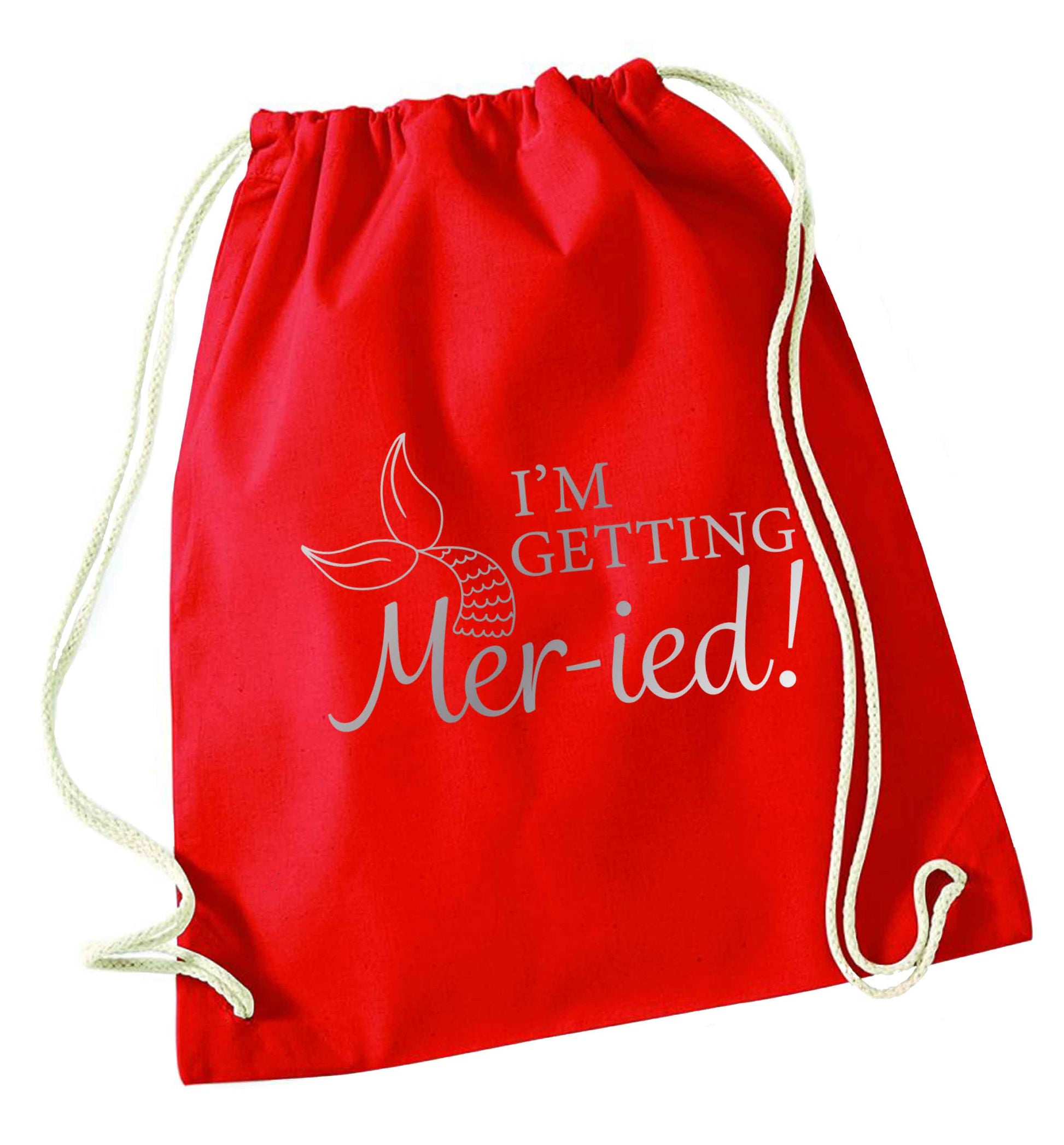 Personalised wedding thank you's Mr and Mrs wedding and date! Ideal wedding favours! red drawstring bag 