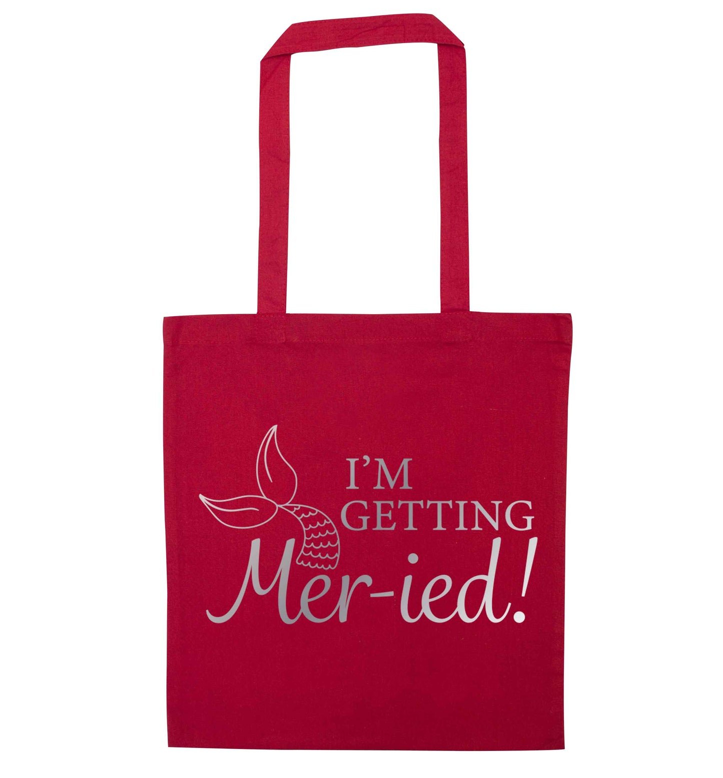 Personalised wedding thank you's Mr and Mrs wedding and date! Ideal wedding favours! red tote bag