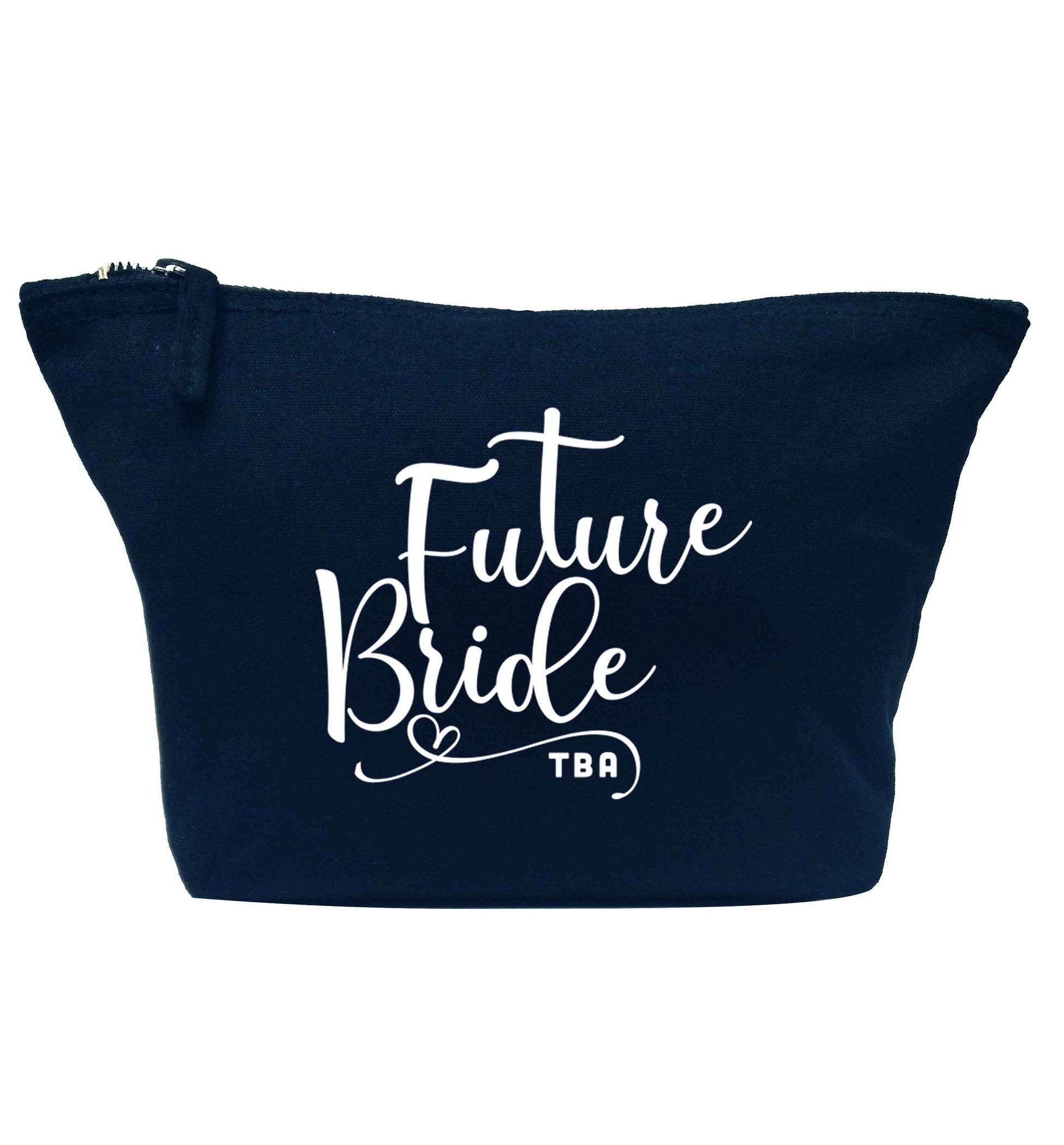 Has your wedding been postponed or delayed?Just another reason to party even HARDER!  navy makeup bag