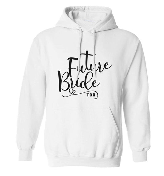 Has your wedding been postponed or delayed?Just another reason to party even HARDER!  adults unisex white hoodie 2XL