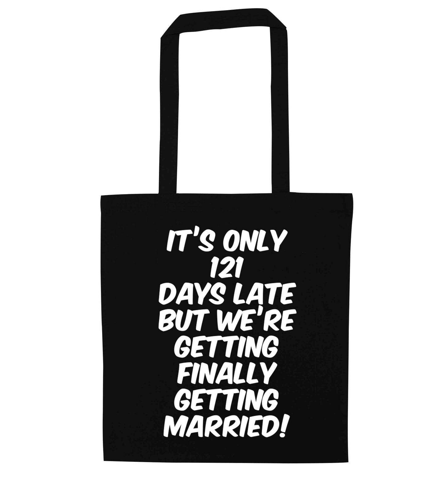 Personalised wedding thank you's Mr and Mrs wedding and date! Ideal wedding favours! black tote bag