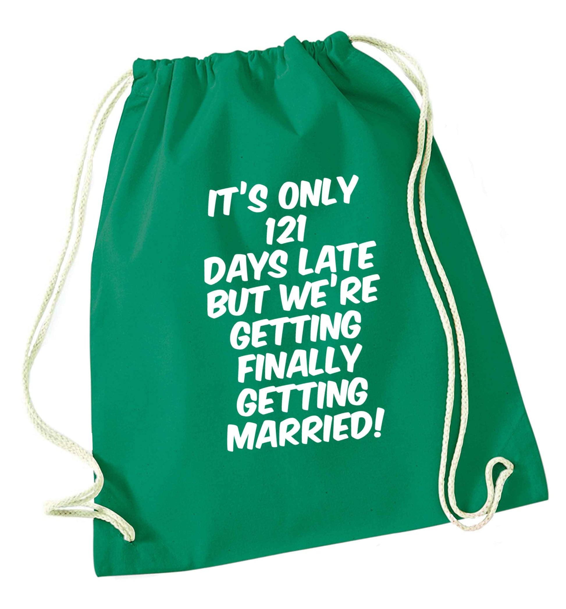 Personalised wedding thank you's Mr and Mrs wedding and date! Ideal wedding favours! green drawstring bag