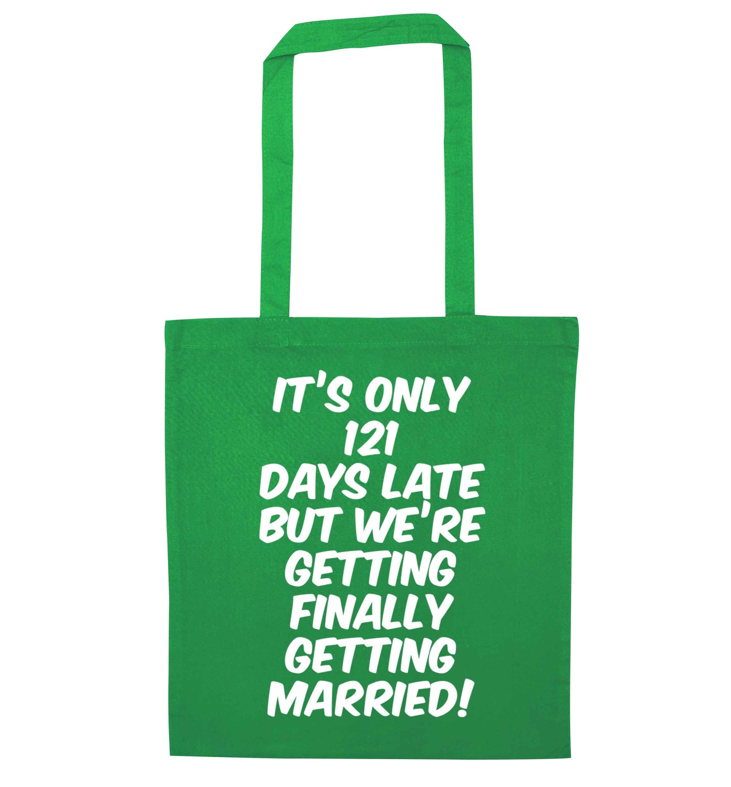 Personalised wedding thank you's Mr and Mrs wedding and date! Ideal wedding favours! green tote bag