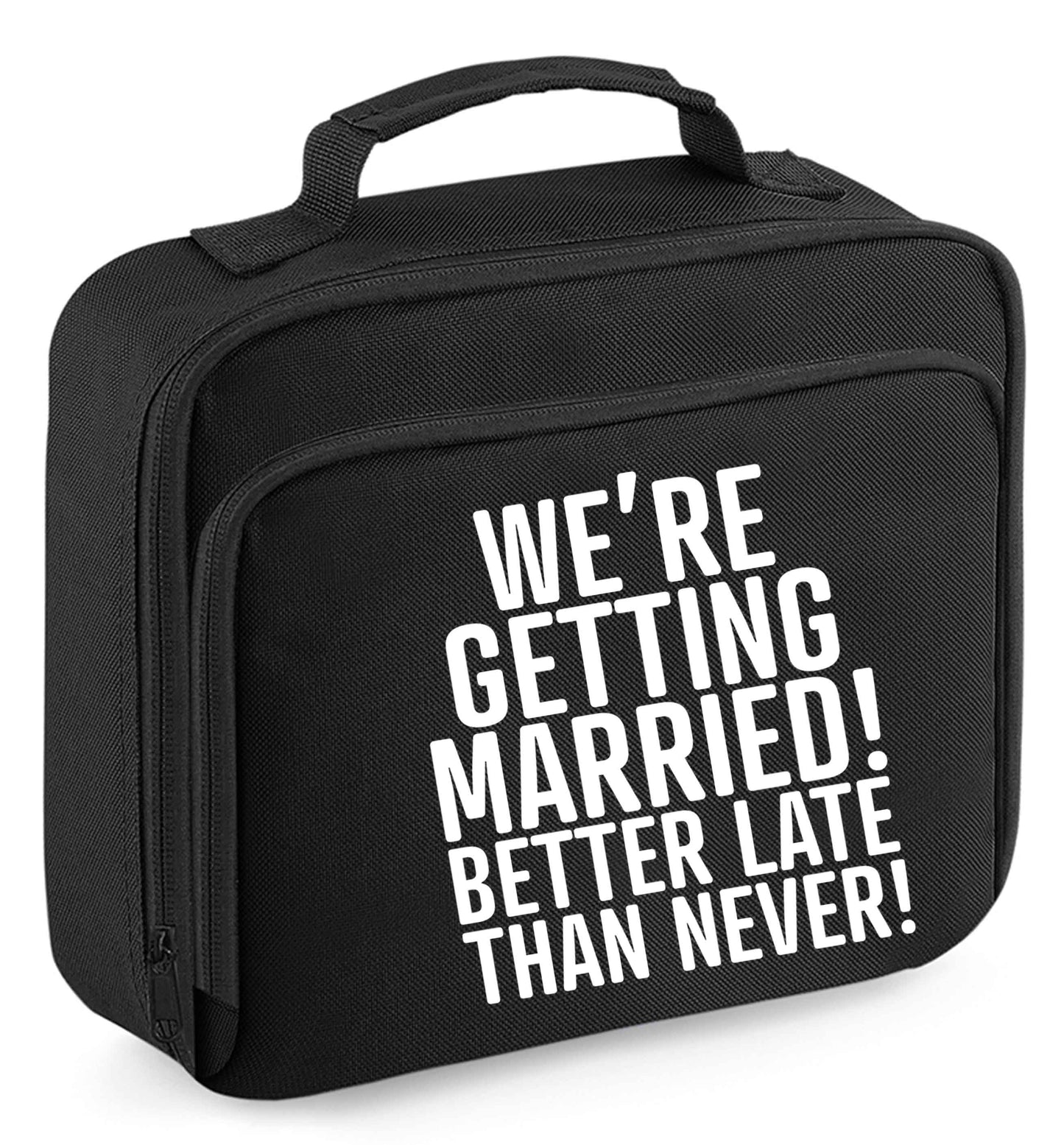 Any tex here insulated black lunch bag cooler