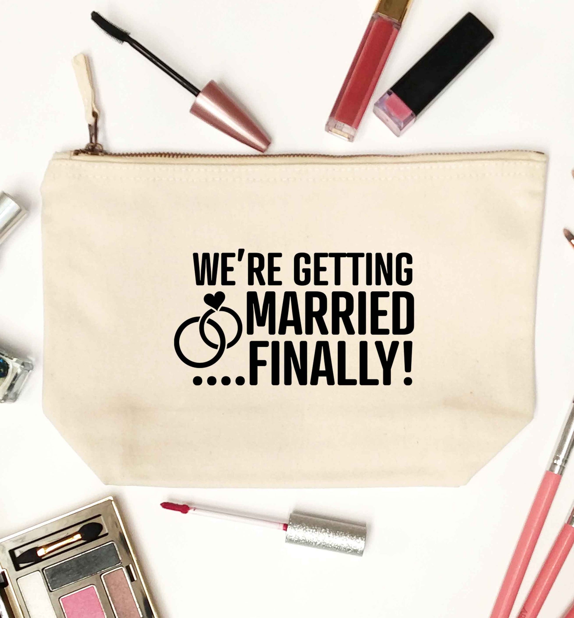 It's been a long wait but it's finally happening! Let everyone know you're celebrating your big day soon! natural makeup bag
