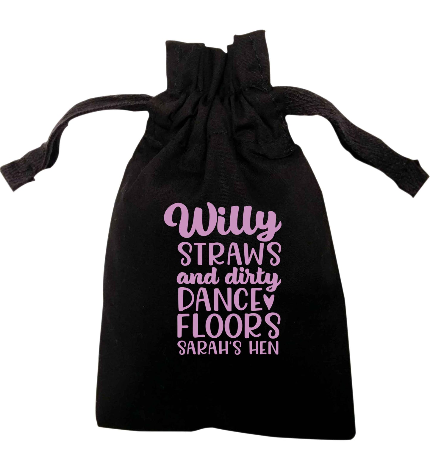 Willy straws and dirty dance floors | XS - L | Pouch / Drawstring bag / Sack | Organic Cotton | Bulk discounts available!