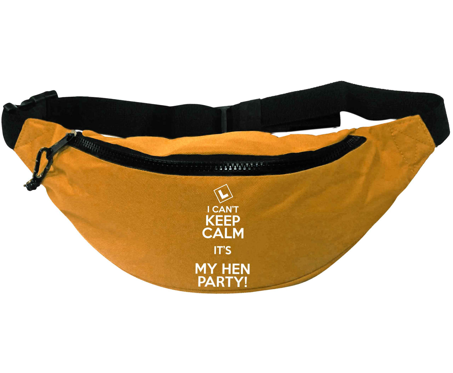 I can't keep calm it's my hen party | Recycled polyester bumbag