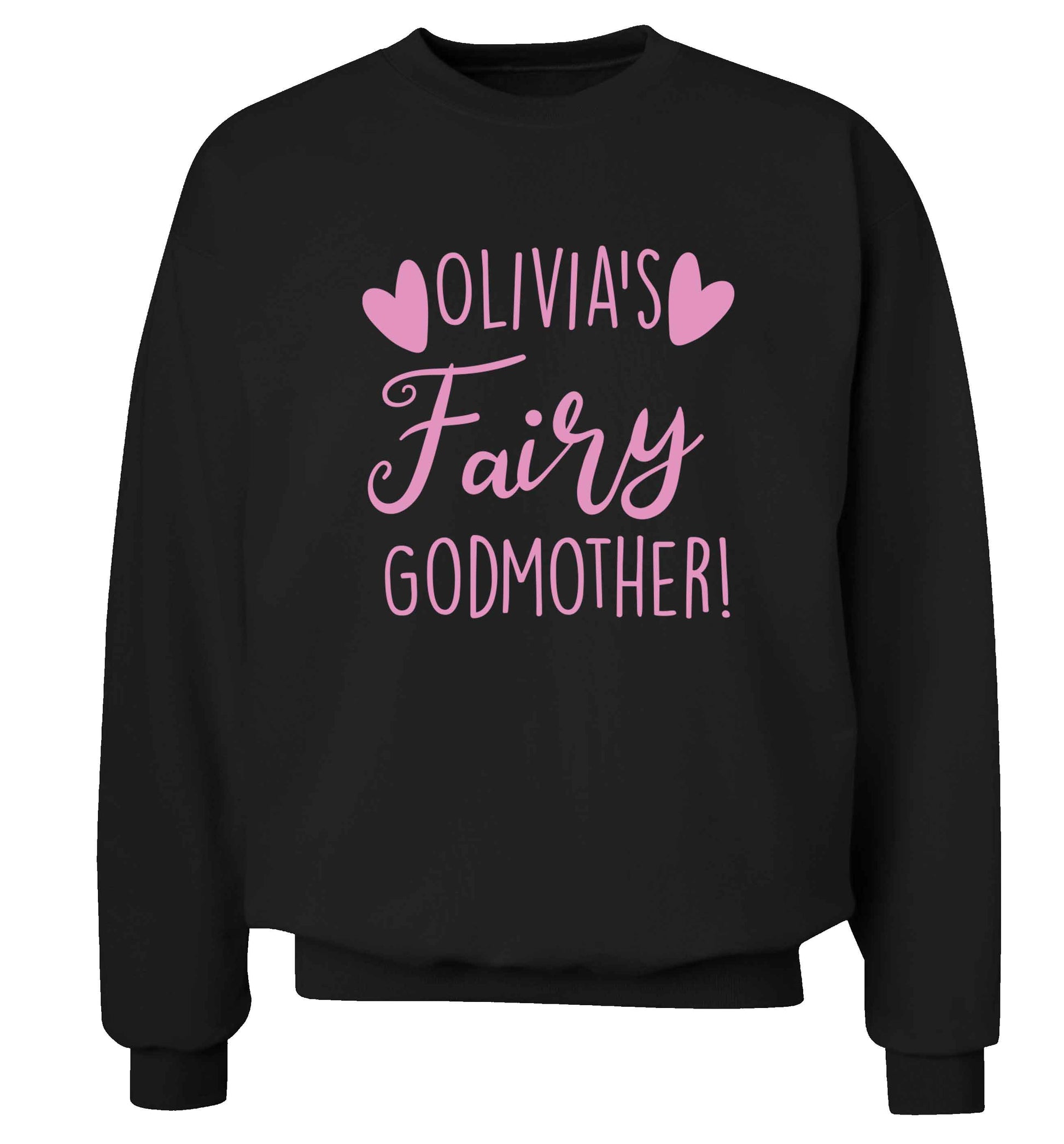 Personalised fairy Godmother adult's unisex black sweater 2XL