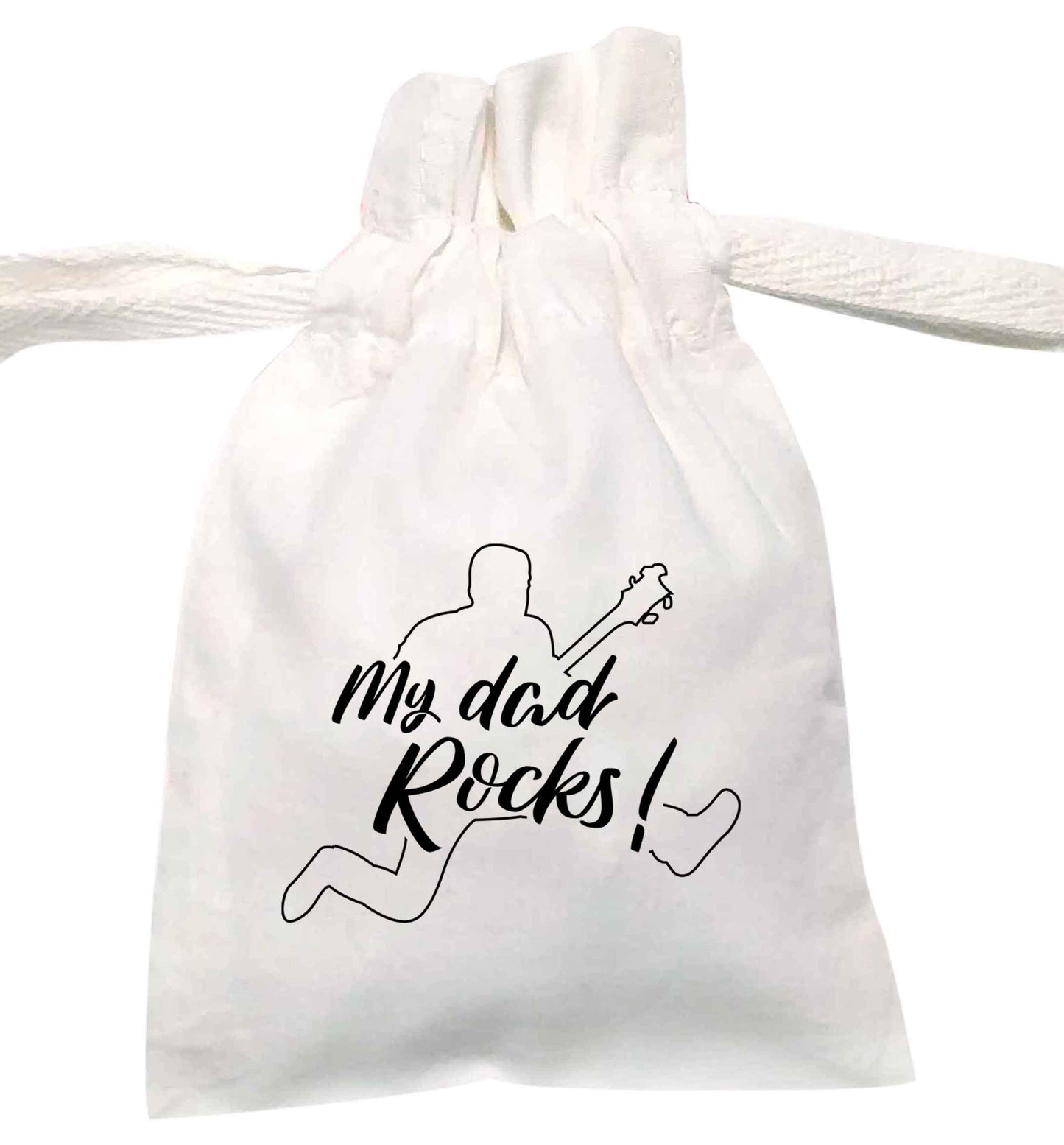 My Dad rocks | XS - L | Pouch / Drawstring bag / Sack | Organic Cotton | Bulk discounts available!