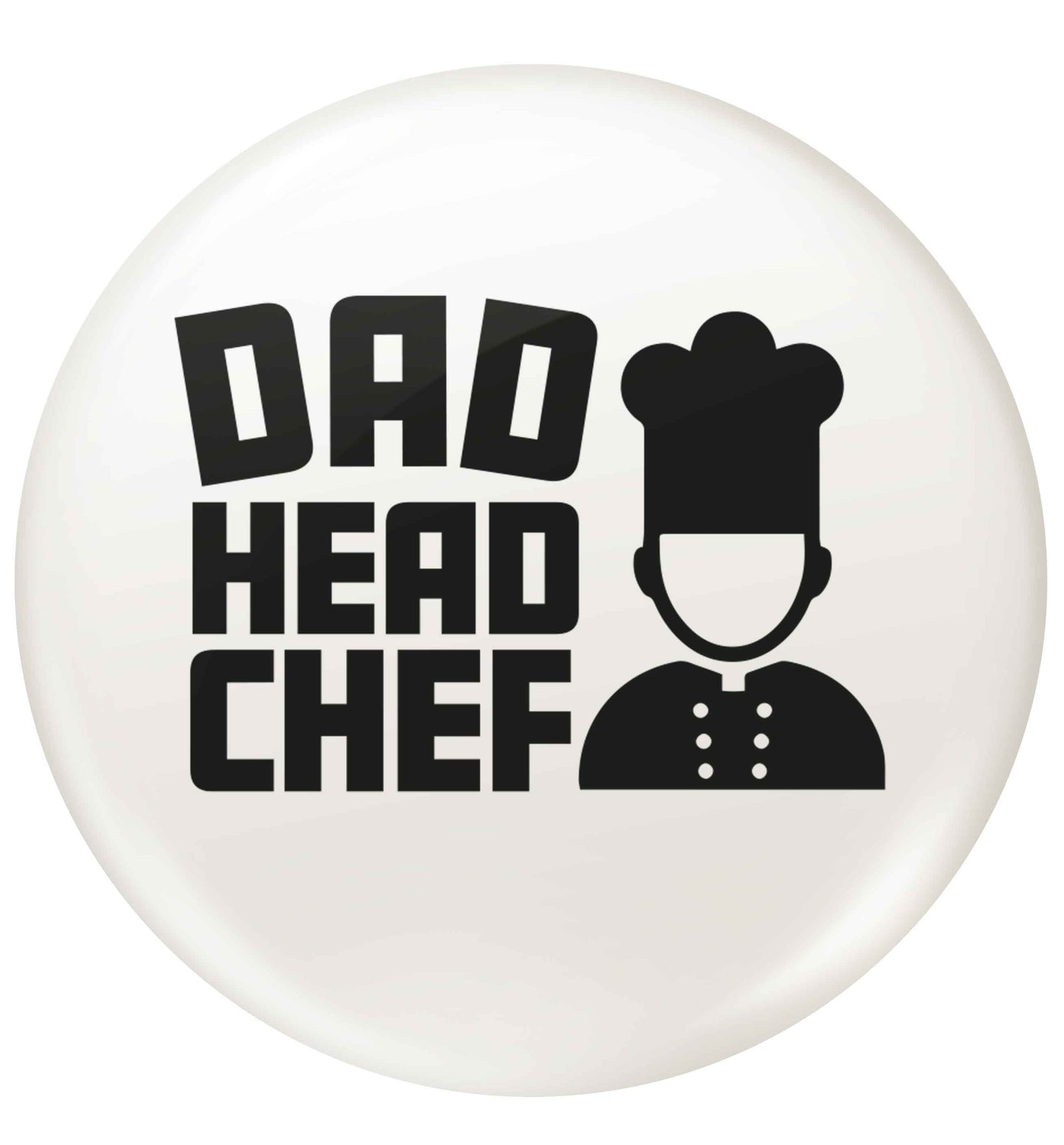 Dad head chef small 25mm Pin badge