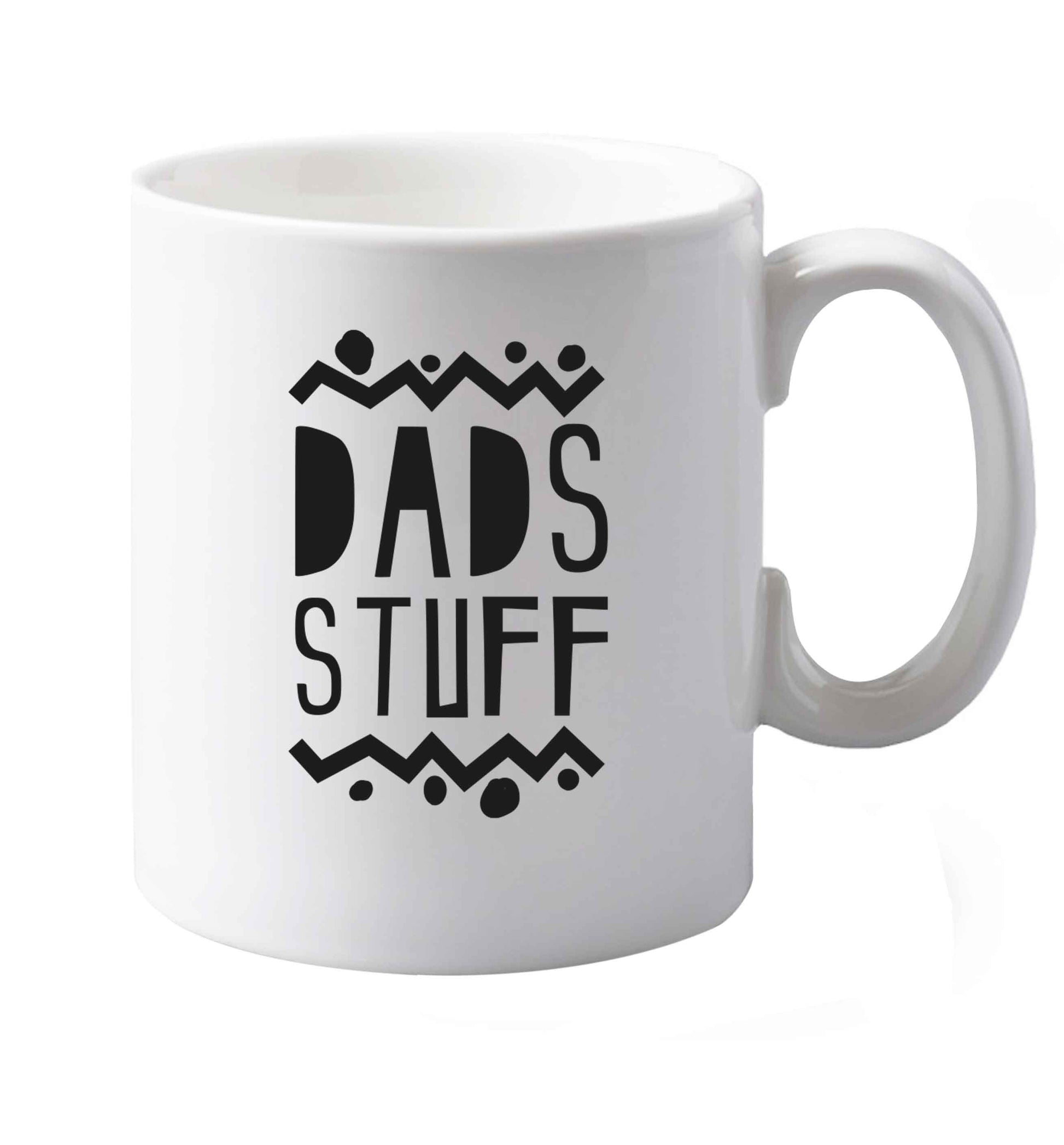 10 oz Dads stuff ceramic mug both sides