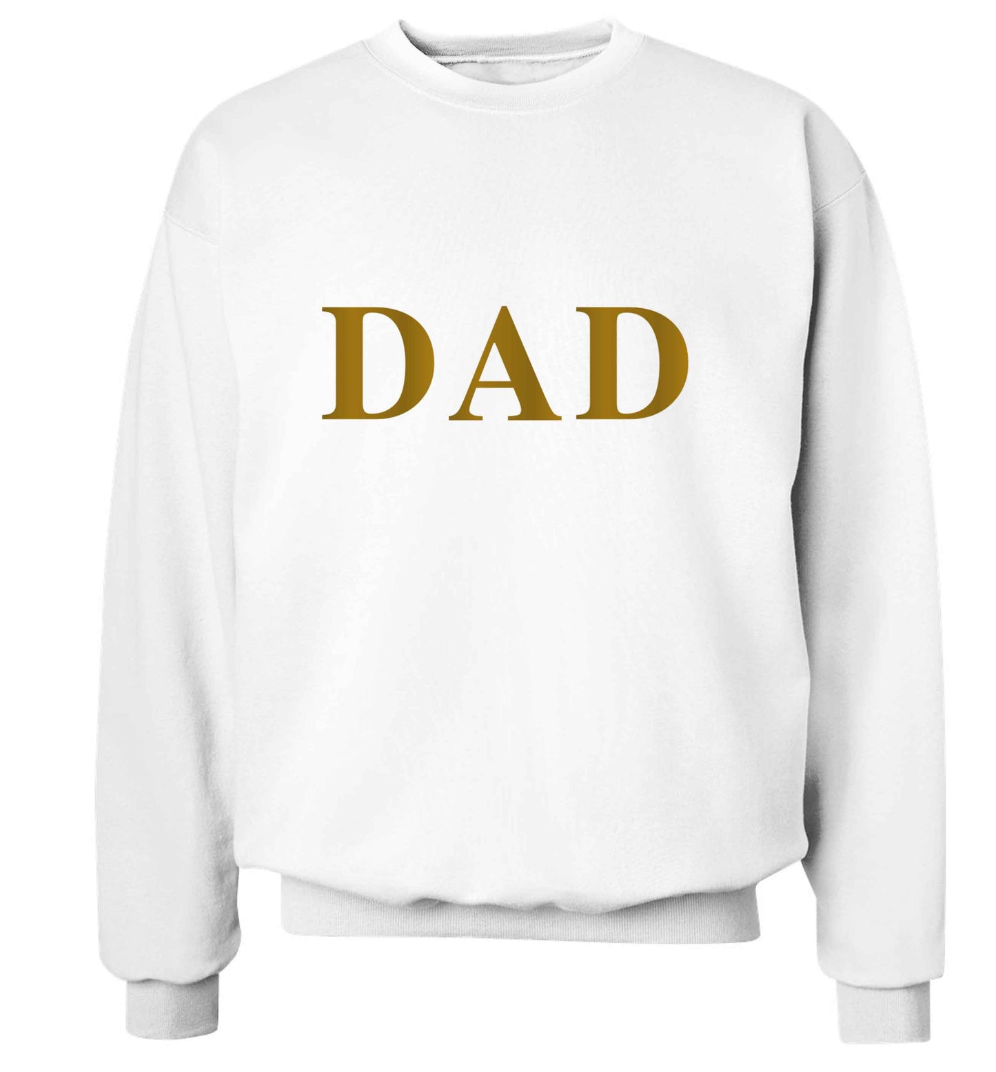 Dad adult's unisex white sweater 2XL