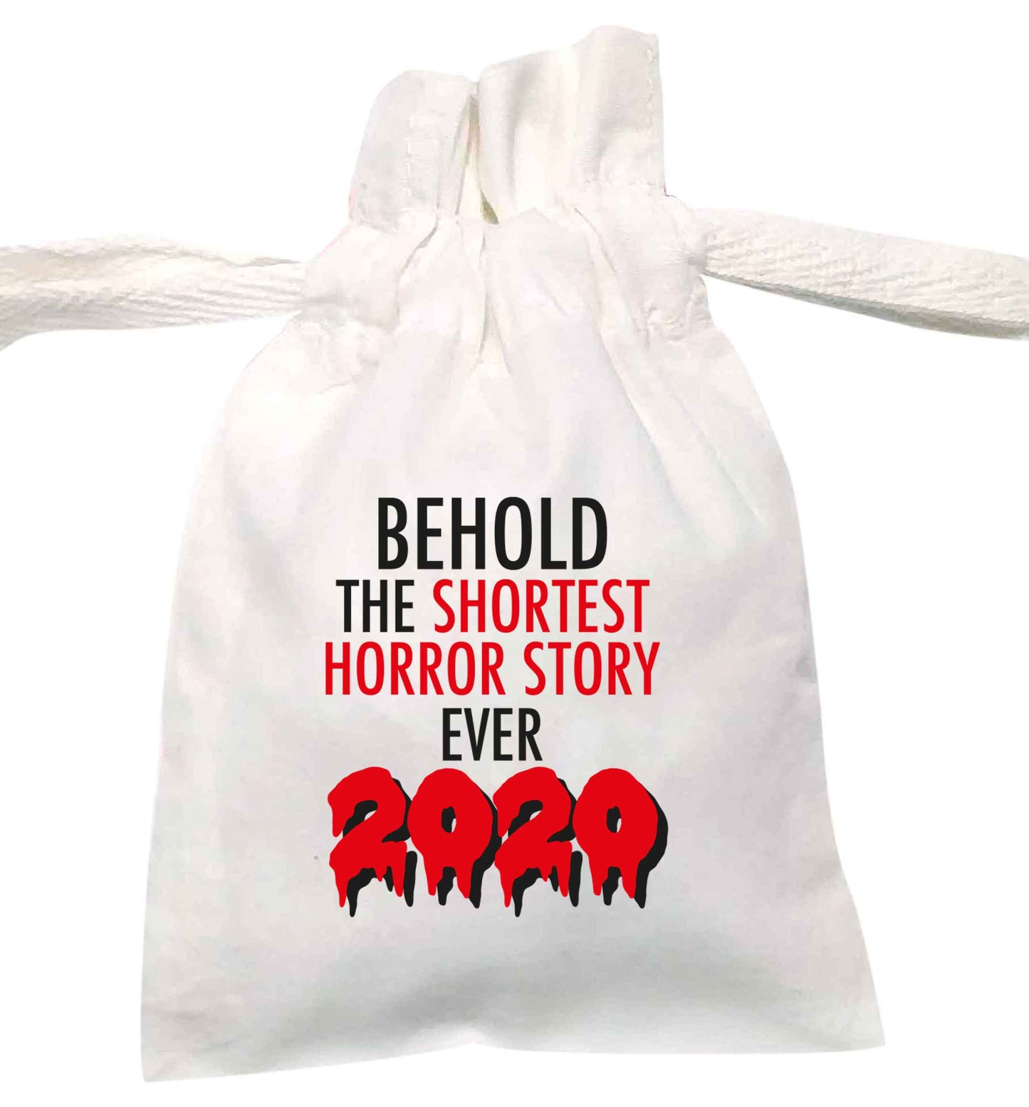 Shortest horror story ever 2020 | XS - L | Pouch / Drawstring bag / Sack | Organic Cotton | Bulk discounts available!