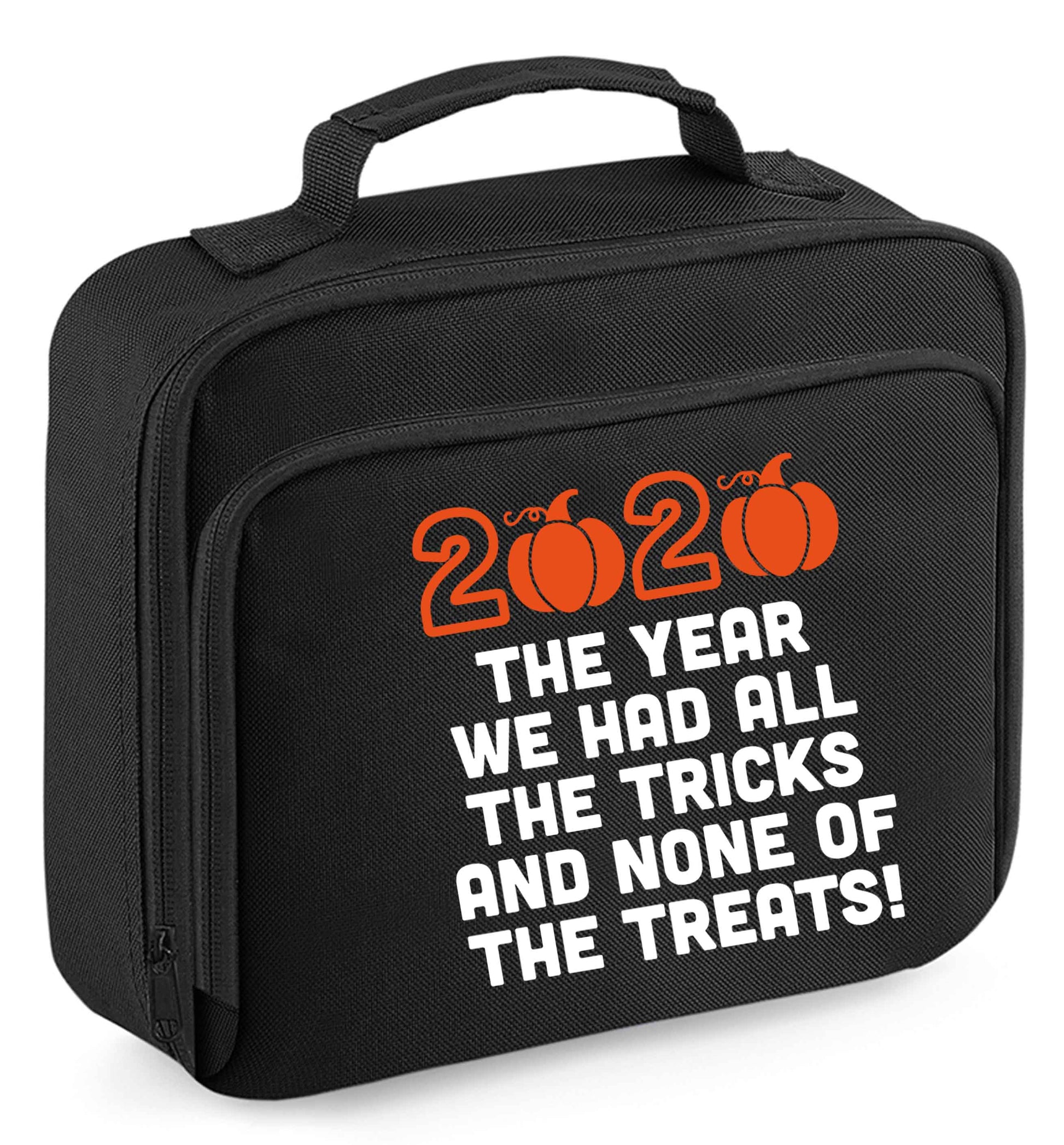 2020 The year we had all of the tricks and none of the treats insulated black lunch bag cooler