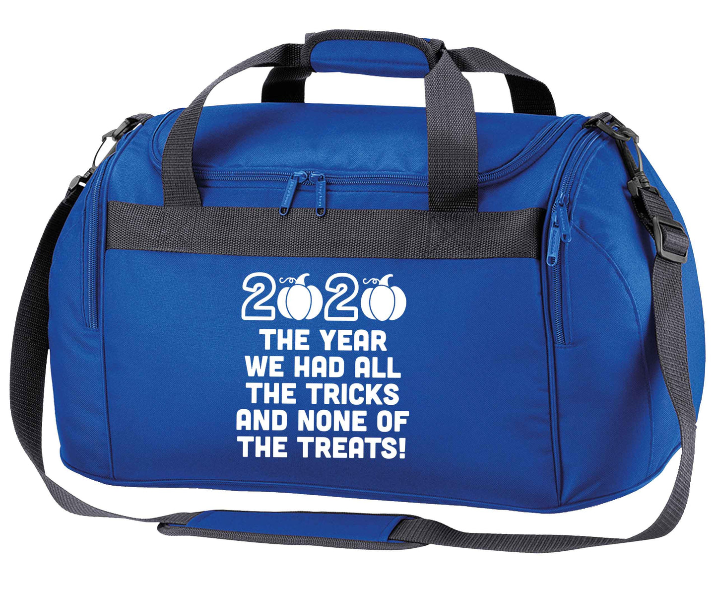 2020 The year we had all of the tricks and none of the treats royal blue holdall / duffel bag