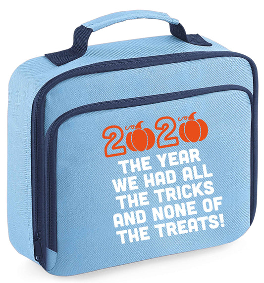 2020 The year we had all of the tricks and none of the treats insulated blue lunch bag cooler