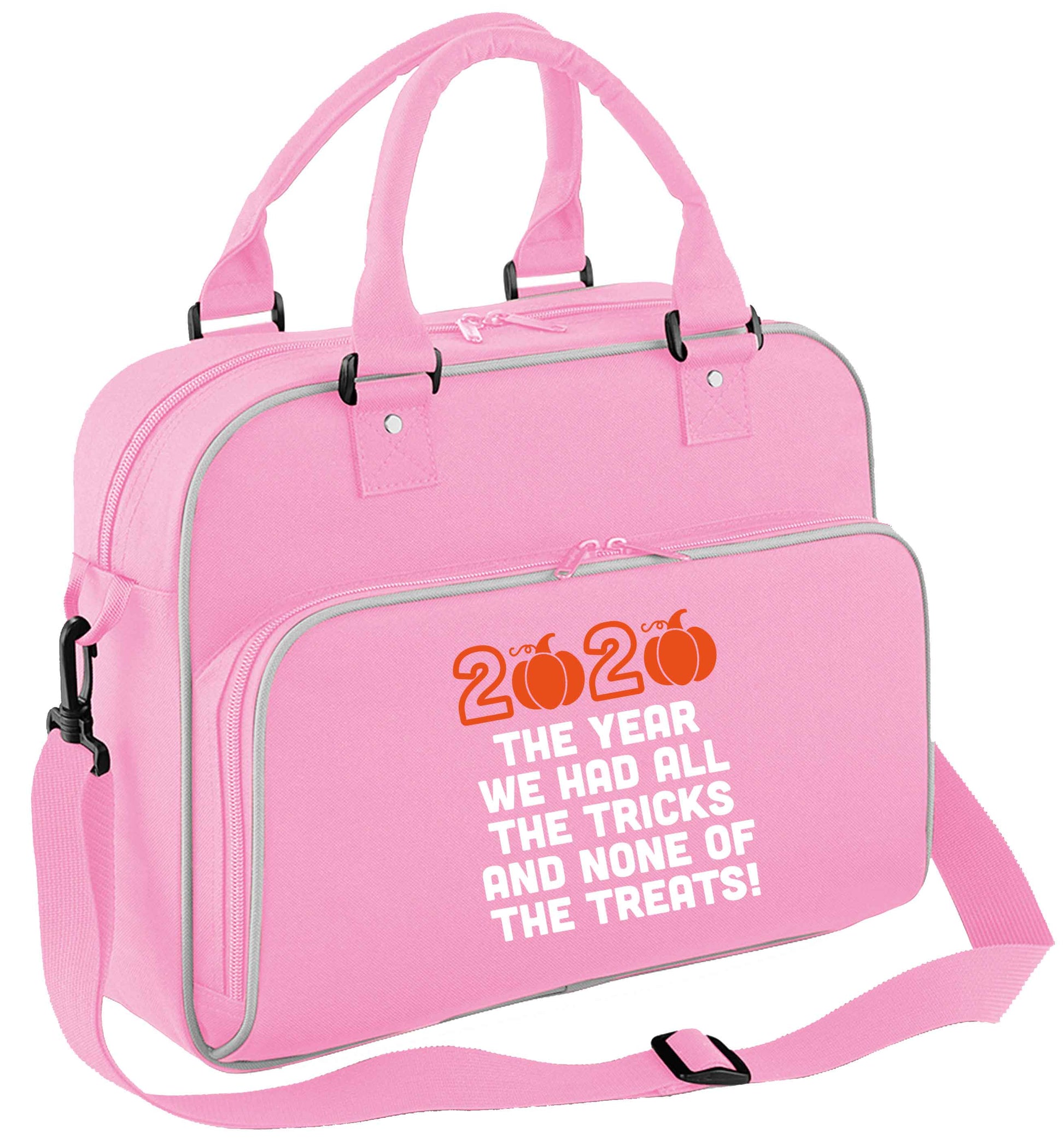 2020 The year we had all of the tricks and none of the treats children's dance bag baby pink