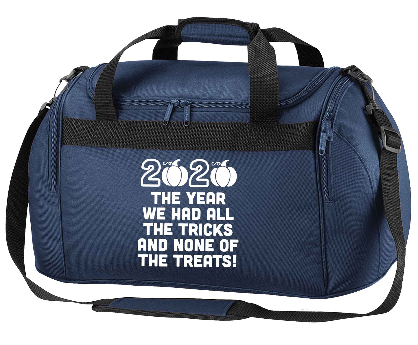 2020 The year we had all of the tricks and none of the treats navy holdall / duffel bag