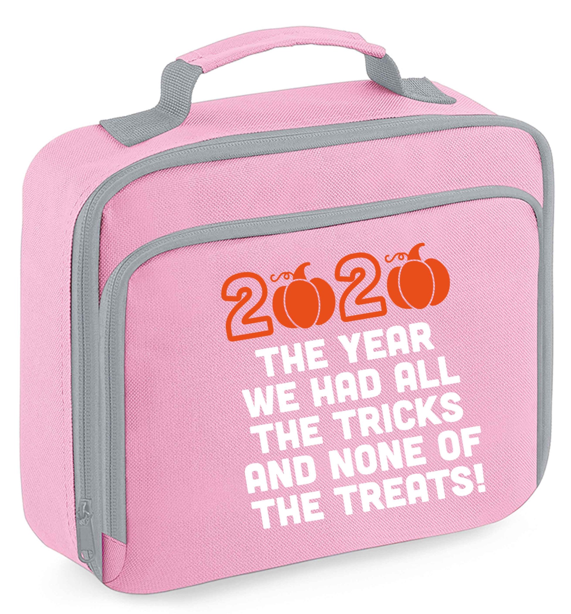 2020 The year we had all of the tricks and none of the treats insulated pink lunch bag cooler