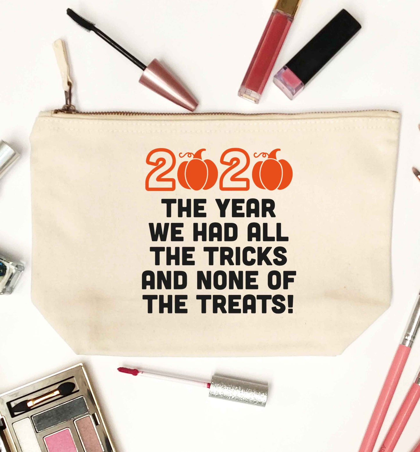 2020 The year we had all of the tricks and none of the treats natural makeup bag