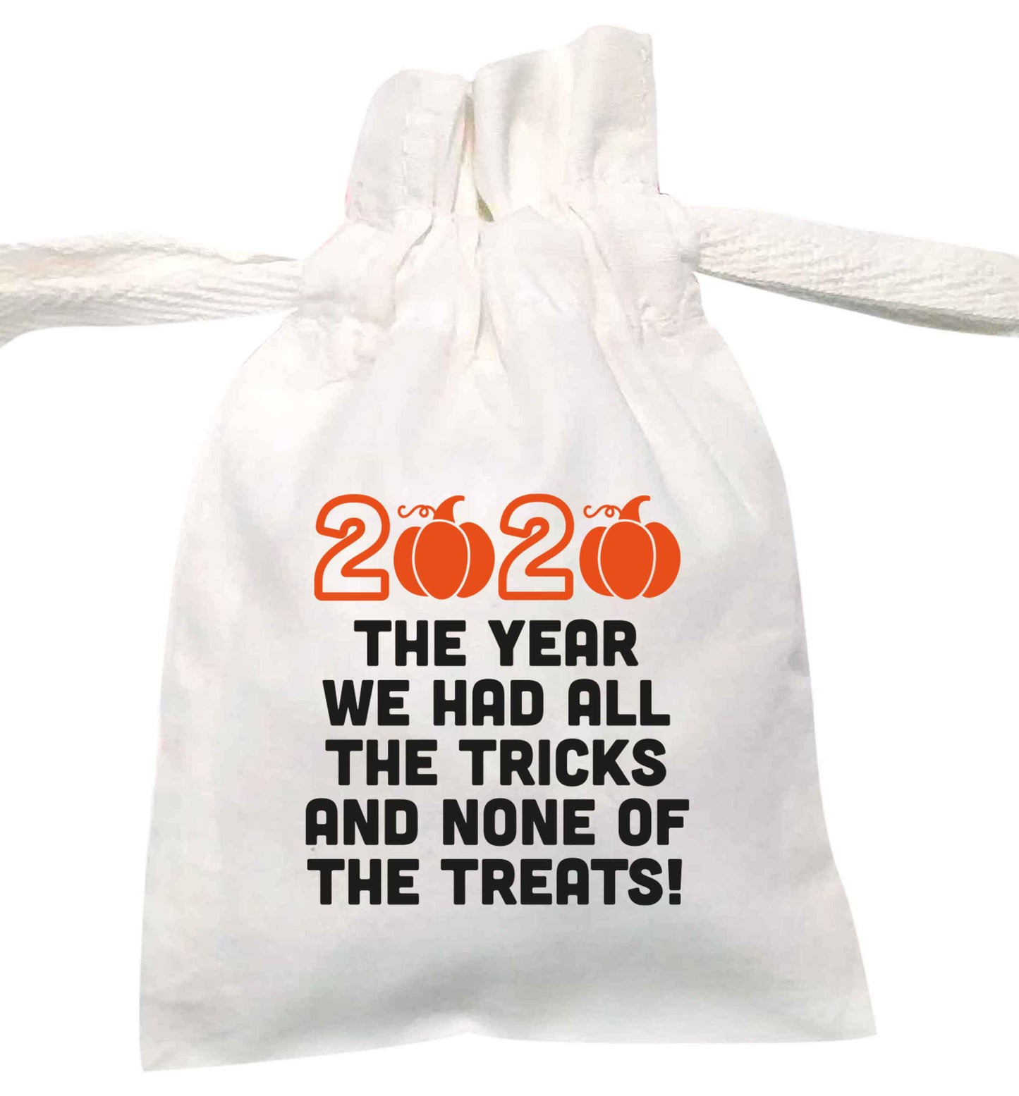 2020 The year we had all of the tricks and none of the treats | XS - L | Pouch / Drawstring bag / Sack | Organic Cotton | Bulk discounts available!