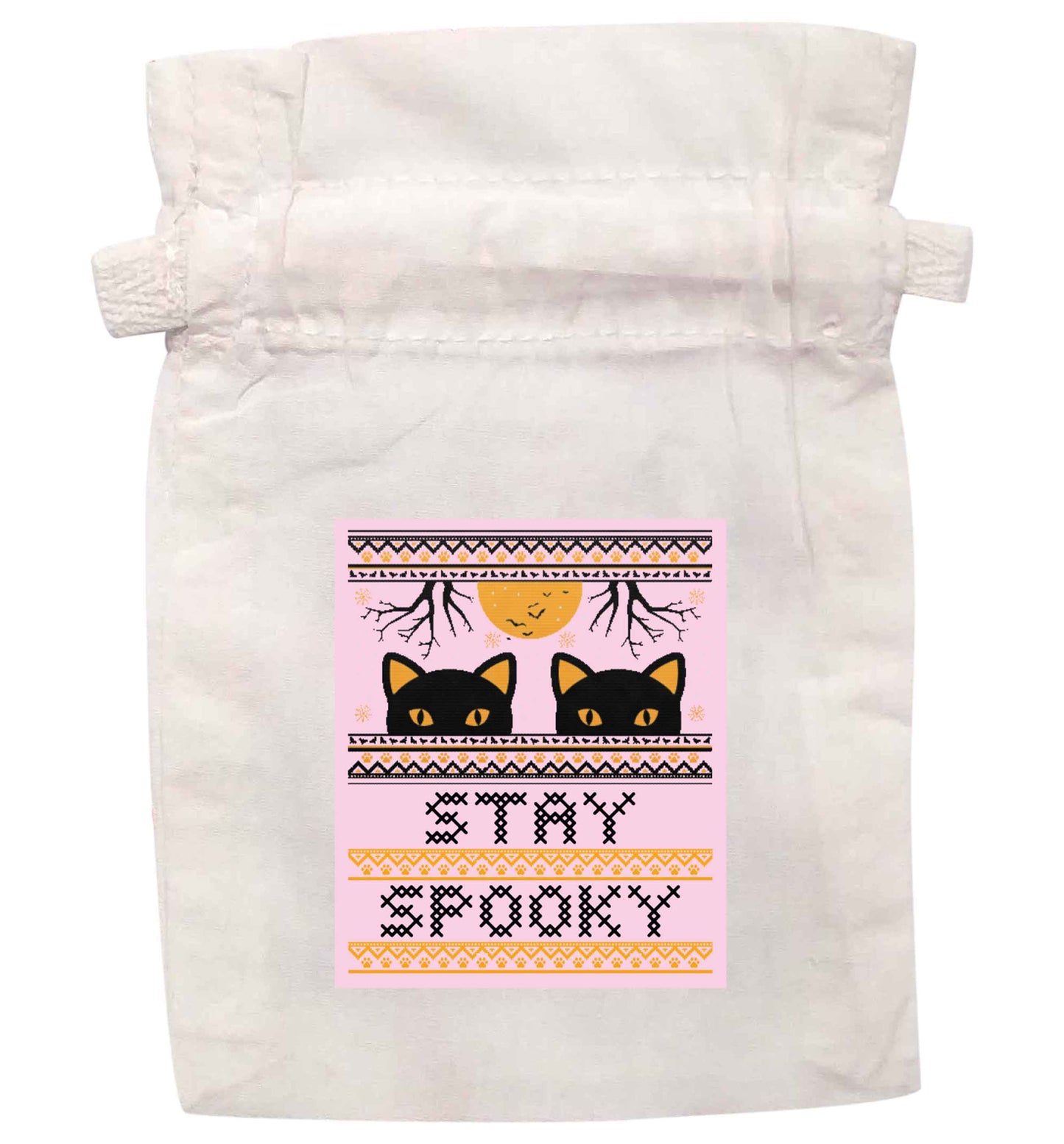 Stay spooky | XS - L | Pouch / Drawstring bag / Sack | Organic Cotton | Bulk discounts available!