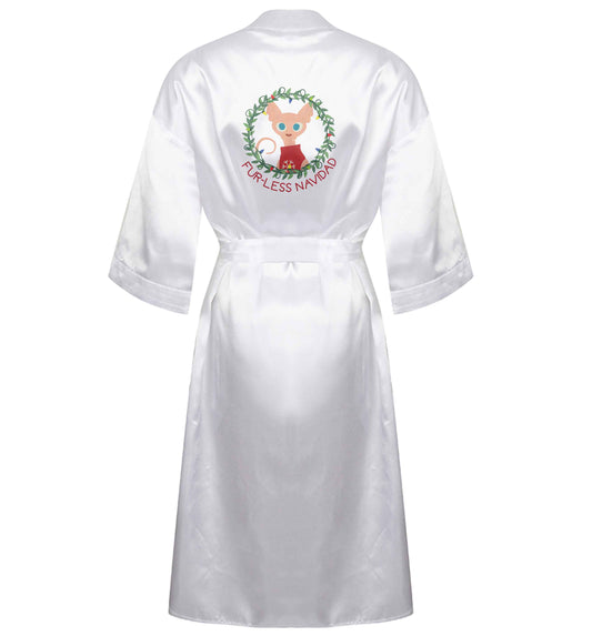 Furr-less navidad  XL/XXL white ladies dressing gown size 16/18