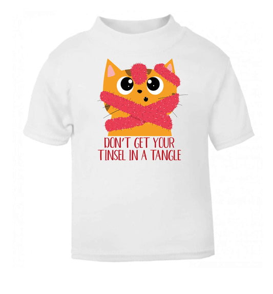 Don't get your tinsel in a tangle baby toddler Tshirt 2 Years