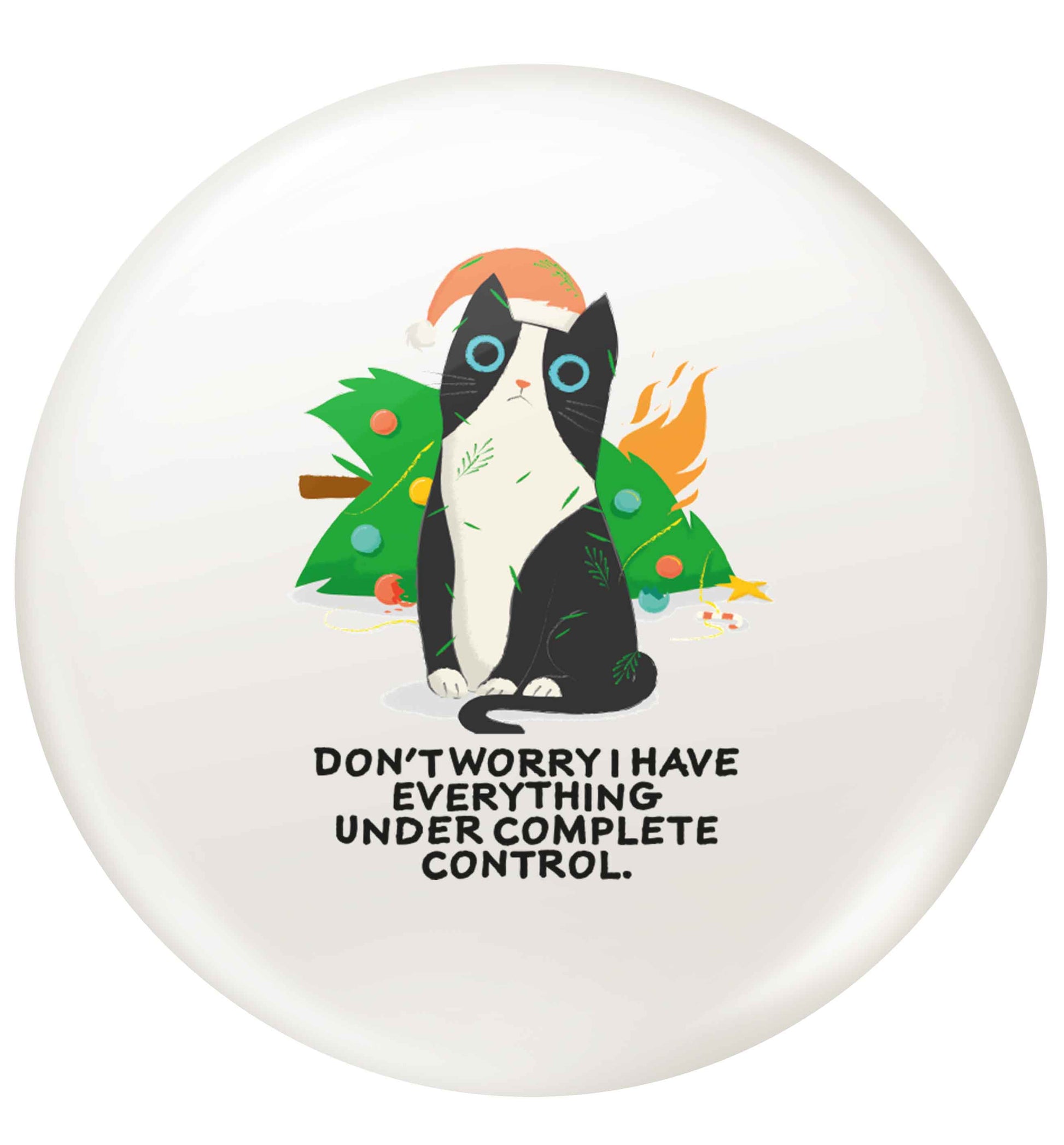 Don't worry I have everything under complete control small 25mm Pin badge