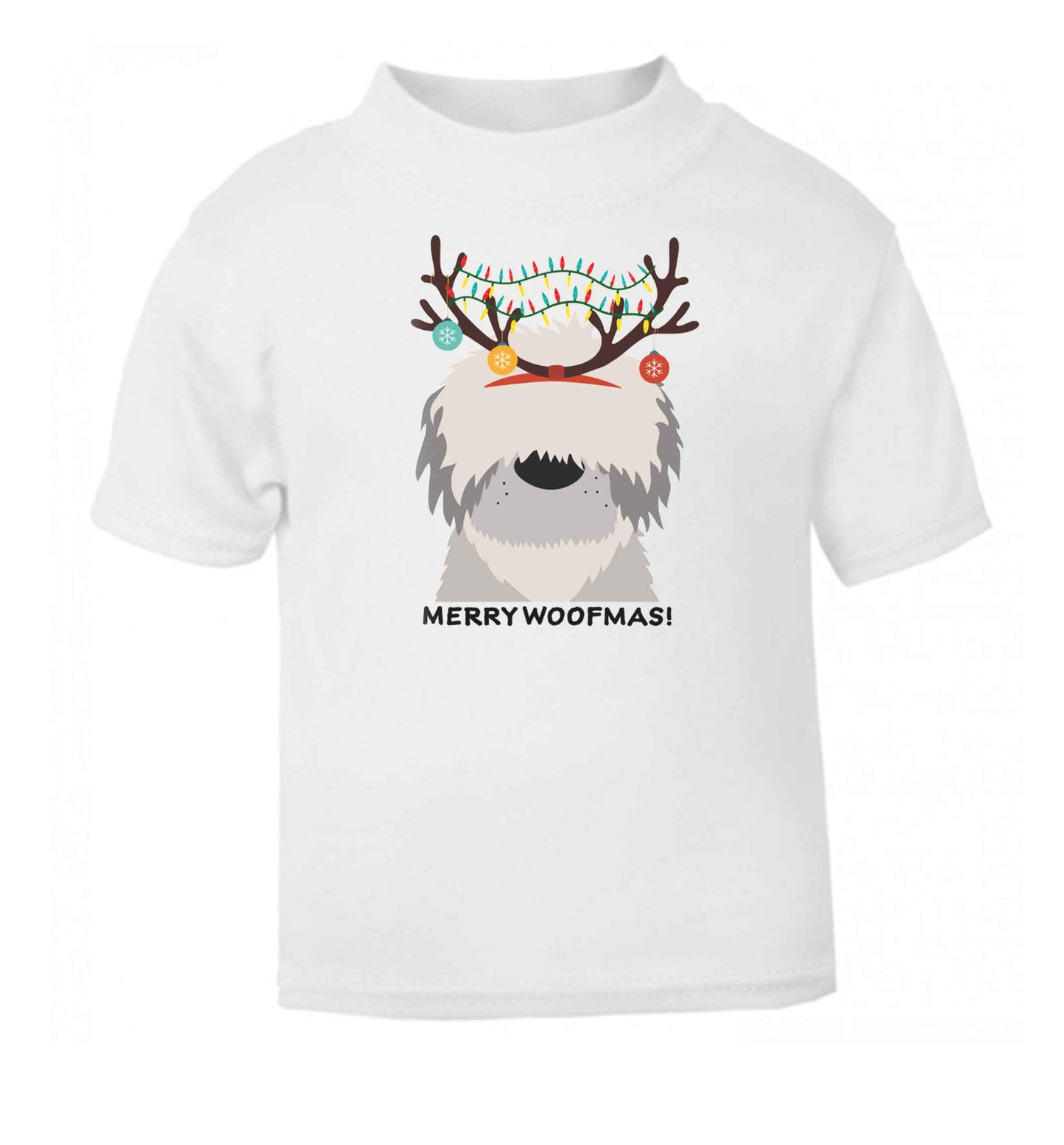 Merry Woofmas! baby toddler Tshirt 2 Years