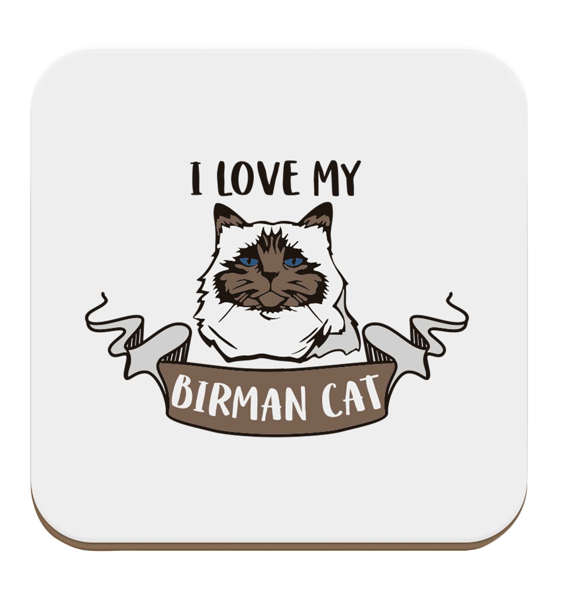 I love my birman cat set of four coasters