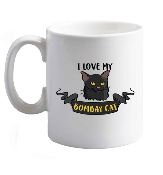 10 oz I love my bombay cat ceramic mug right handed