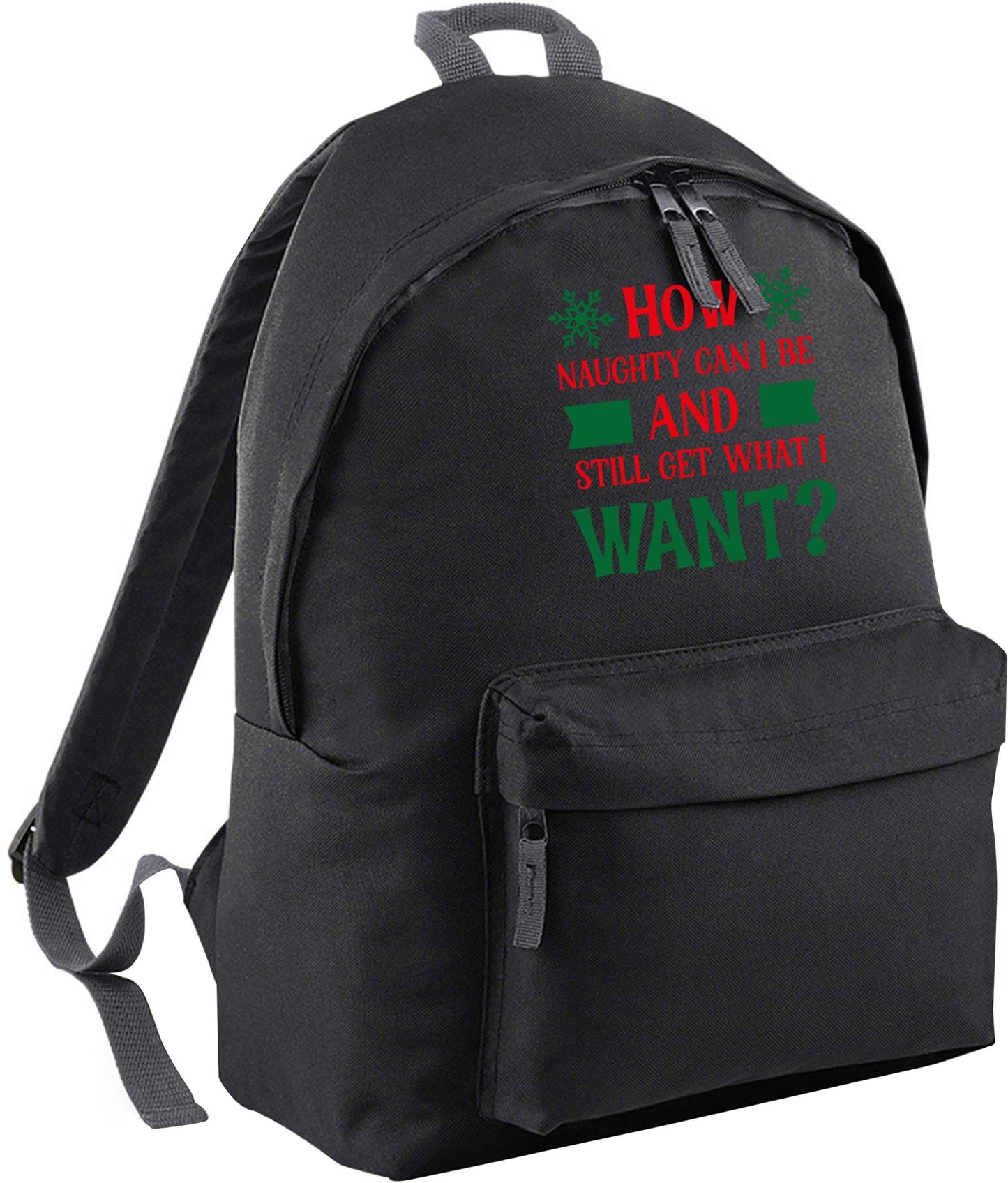 How naughty can I be and still get what I want? | Children's backpack