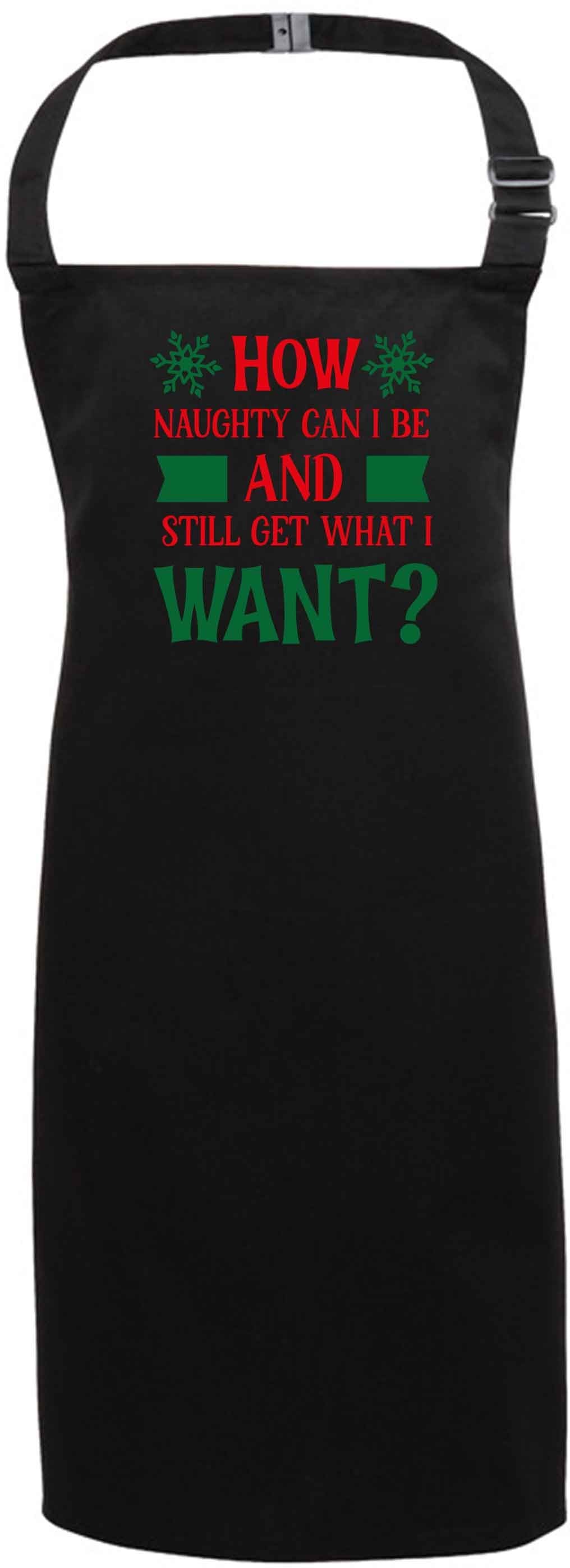 How naughty can I be and still get what I want? black apron 7-10 years