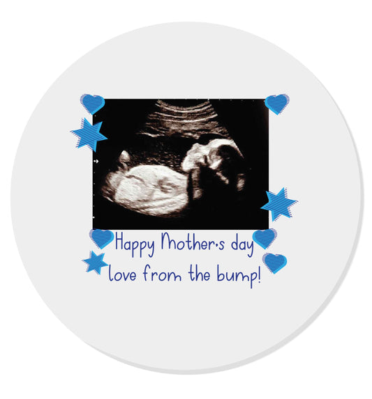 Happy Mother's day love from the bump - blue | Magnet
