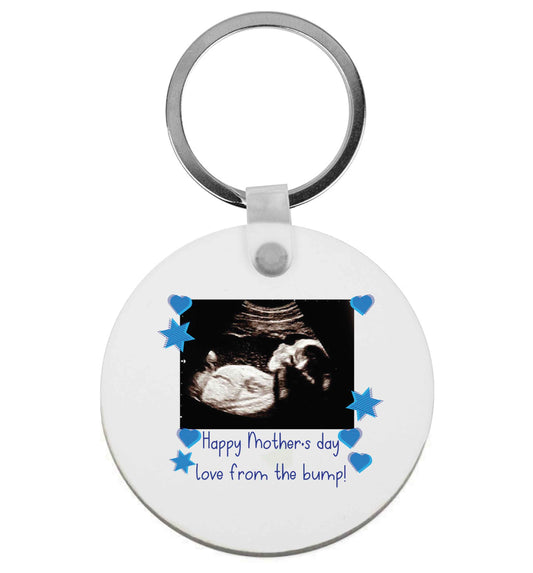 Happy Mother's day love from the bump - blue | Keyring