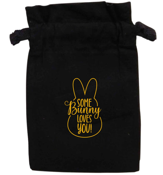 Some bunny loves you | XS - L | Pouch / Drawstring bag / Sack | Organic Cotton | Bulk discounts available!