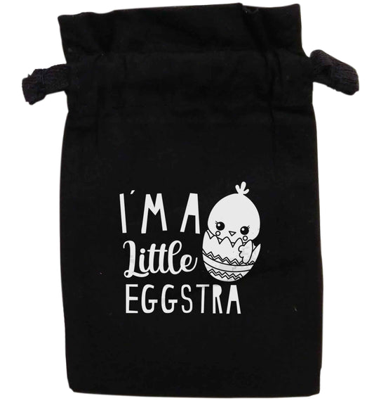 I'm a little eggstra | XS - L | Pouch / Drawstring bag / Sack | Organic Cotton | Bulk discounts available!