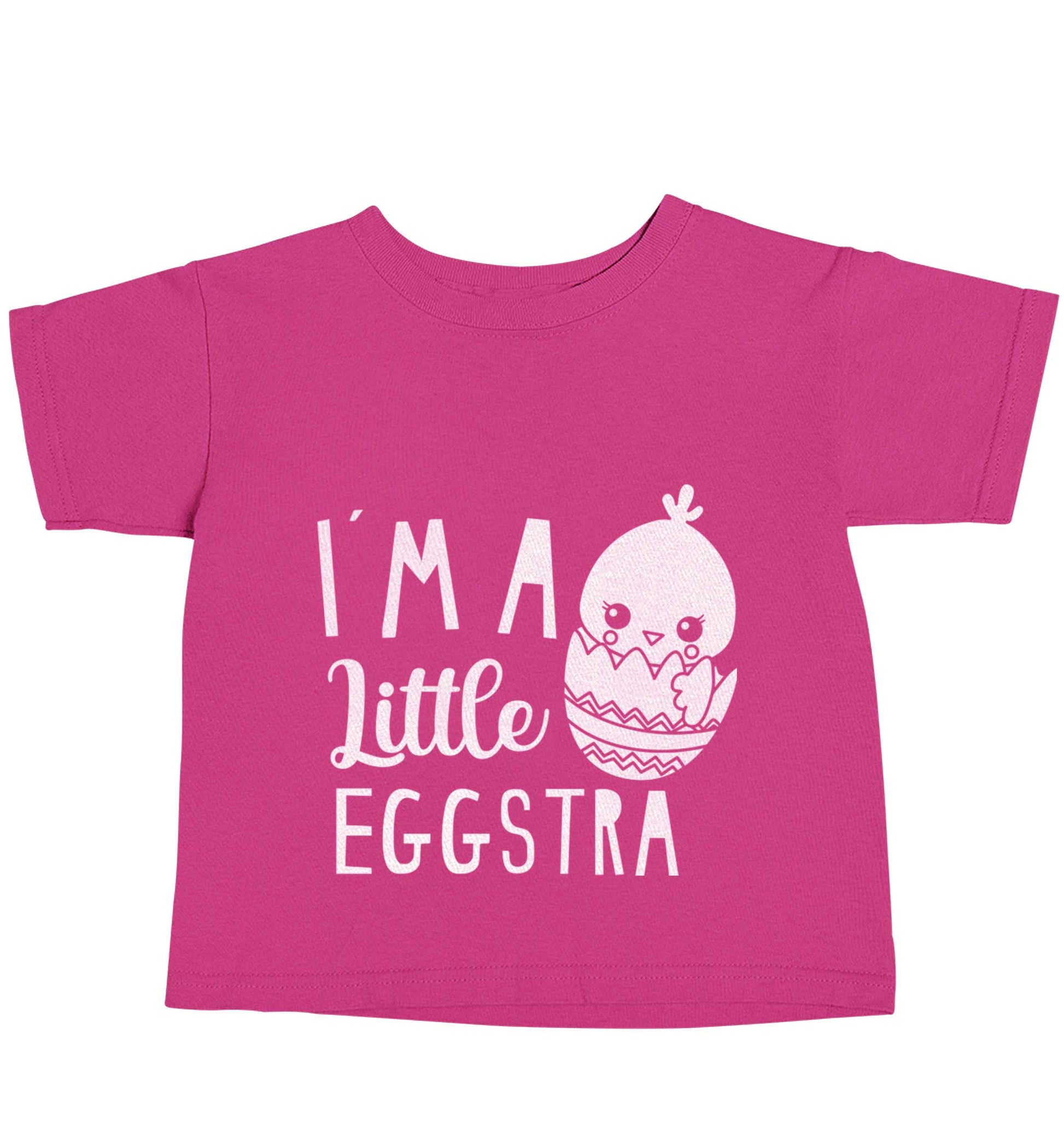 I'm a little eggstra pink baby toddler Tshirt 2 Years
