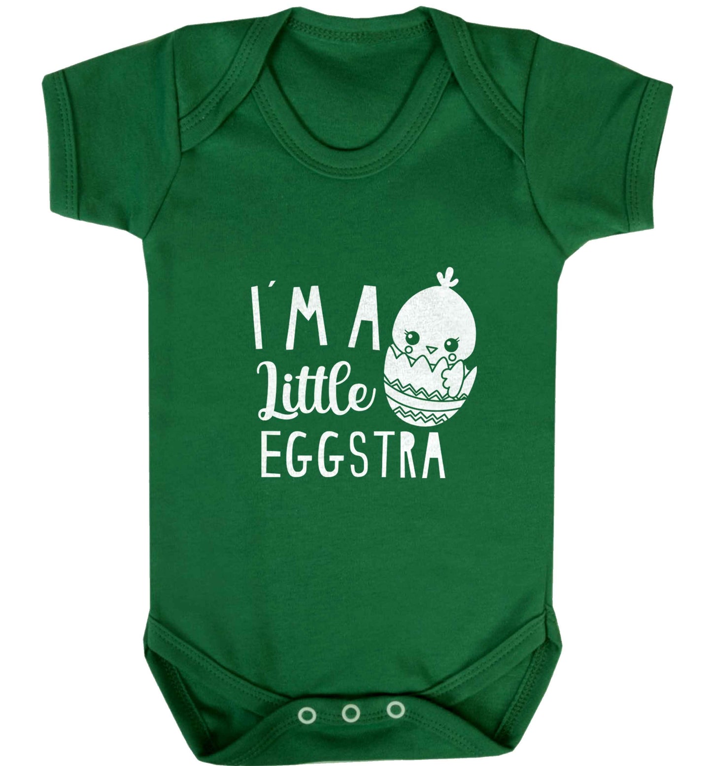 I'm a little eggstra baby vest green 18-24 months