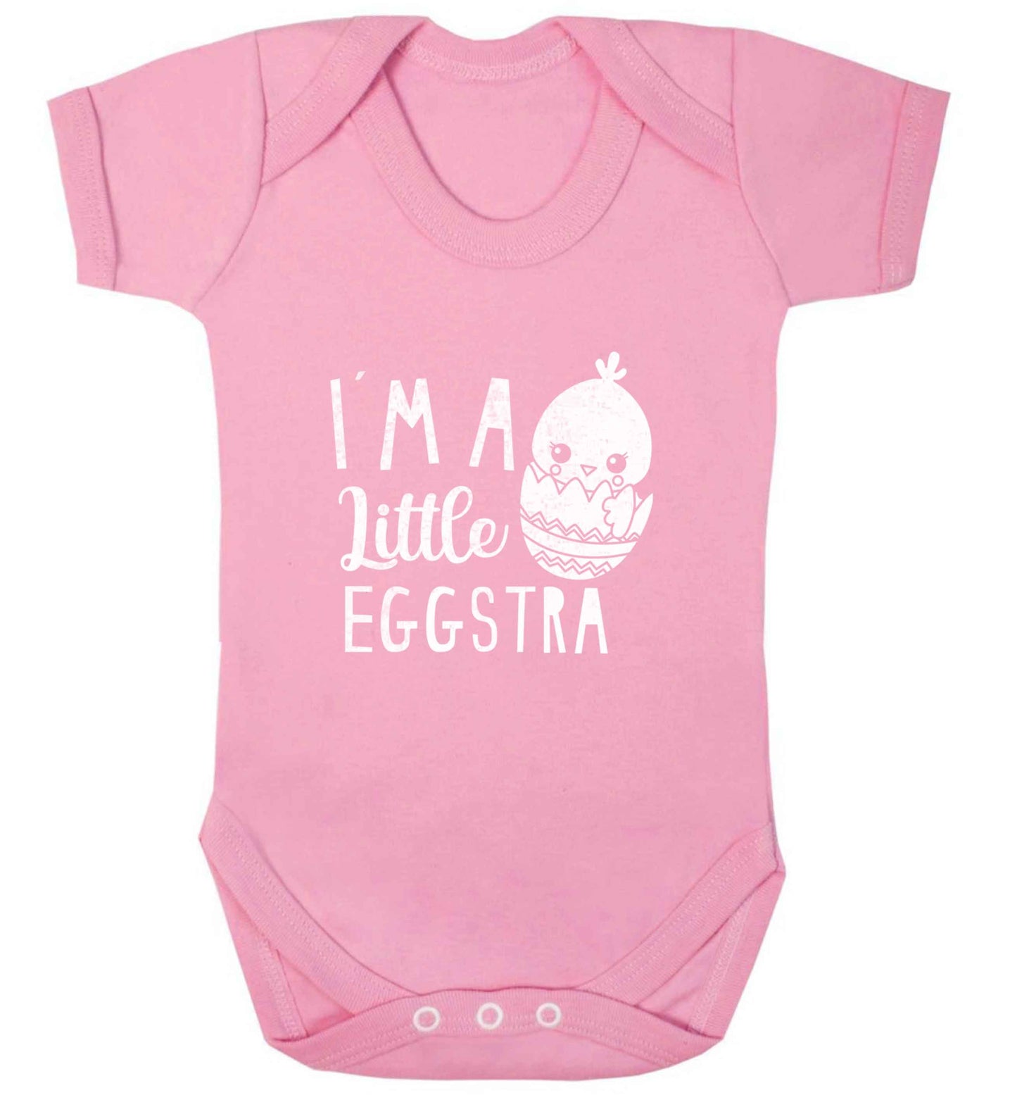 I'm a little eggstra baby vest pale pink 18-24 months