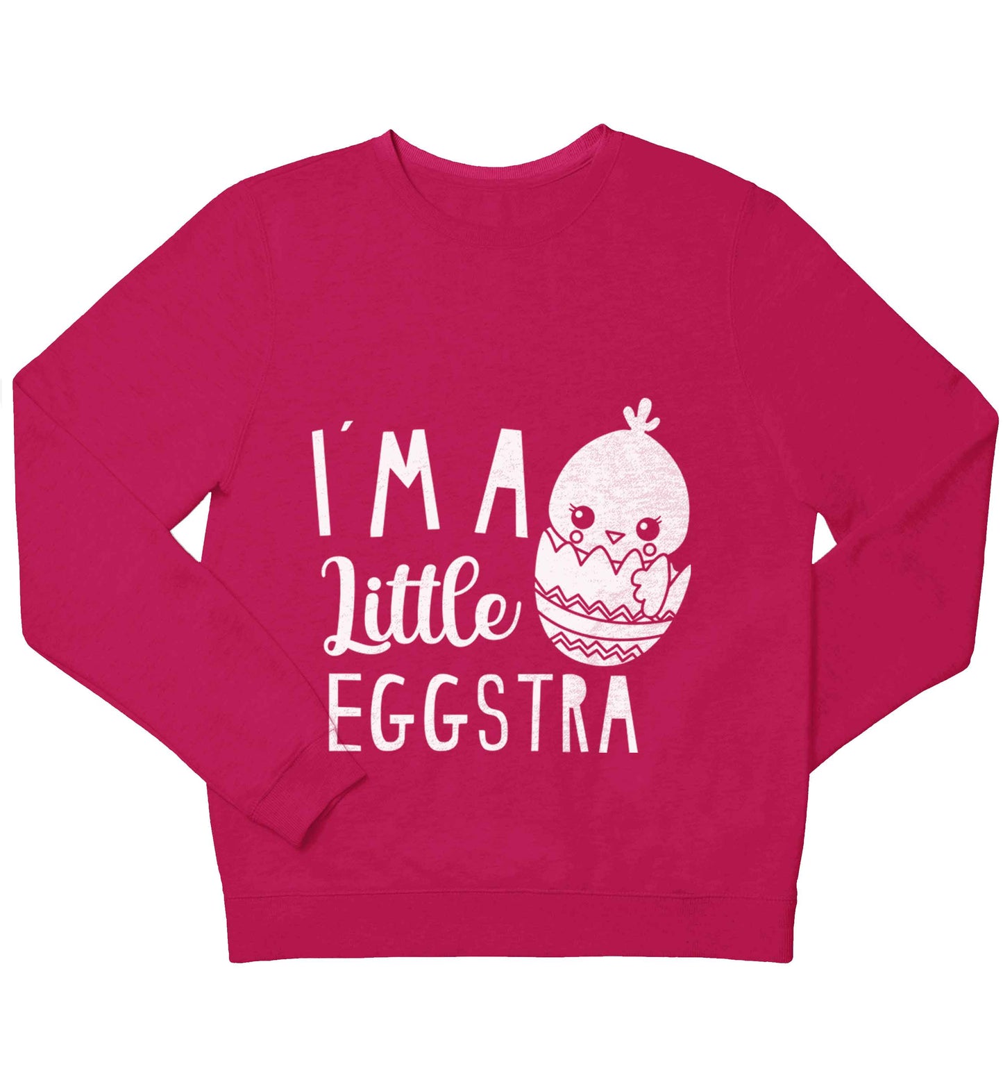 I'm a little eggstra children's pink sweater 12-13 Years
