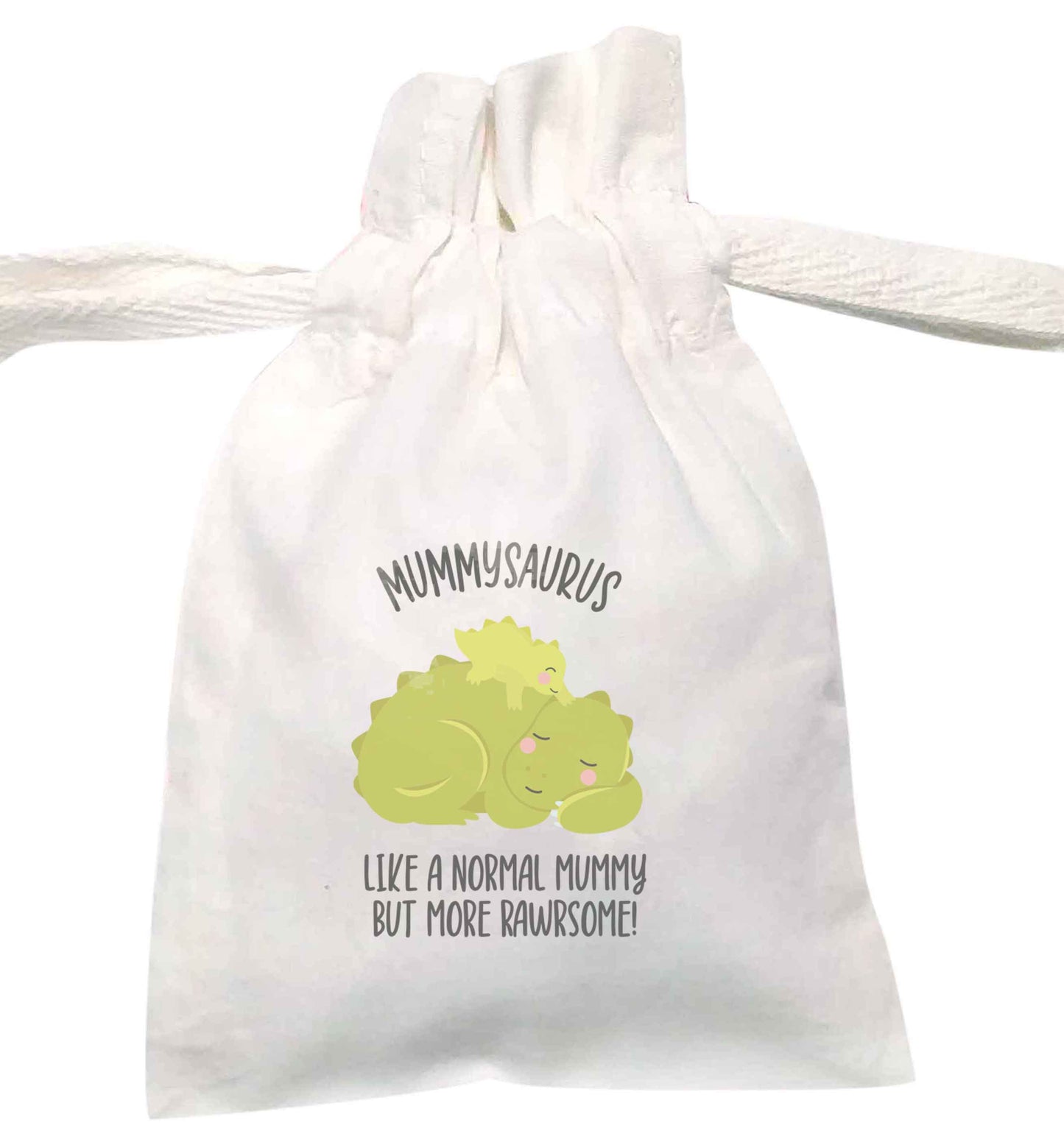 Mummysaurus like a normal mummy only more rawrsome | XS - L | Pouch / Drawstring bag / Sack | Organic Cotton | Bulk discounts available!