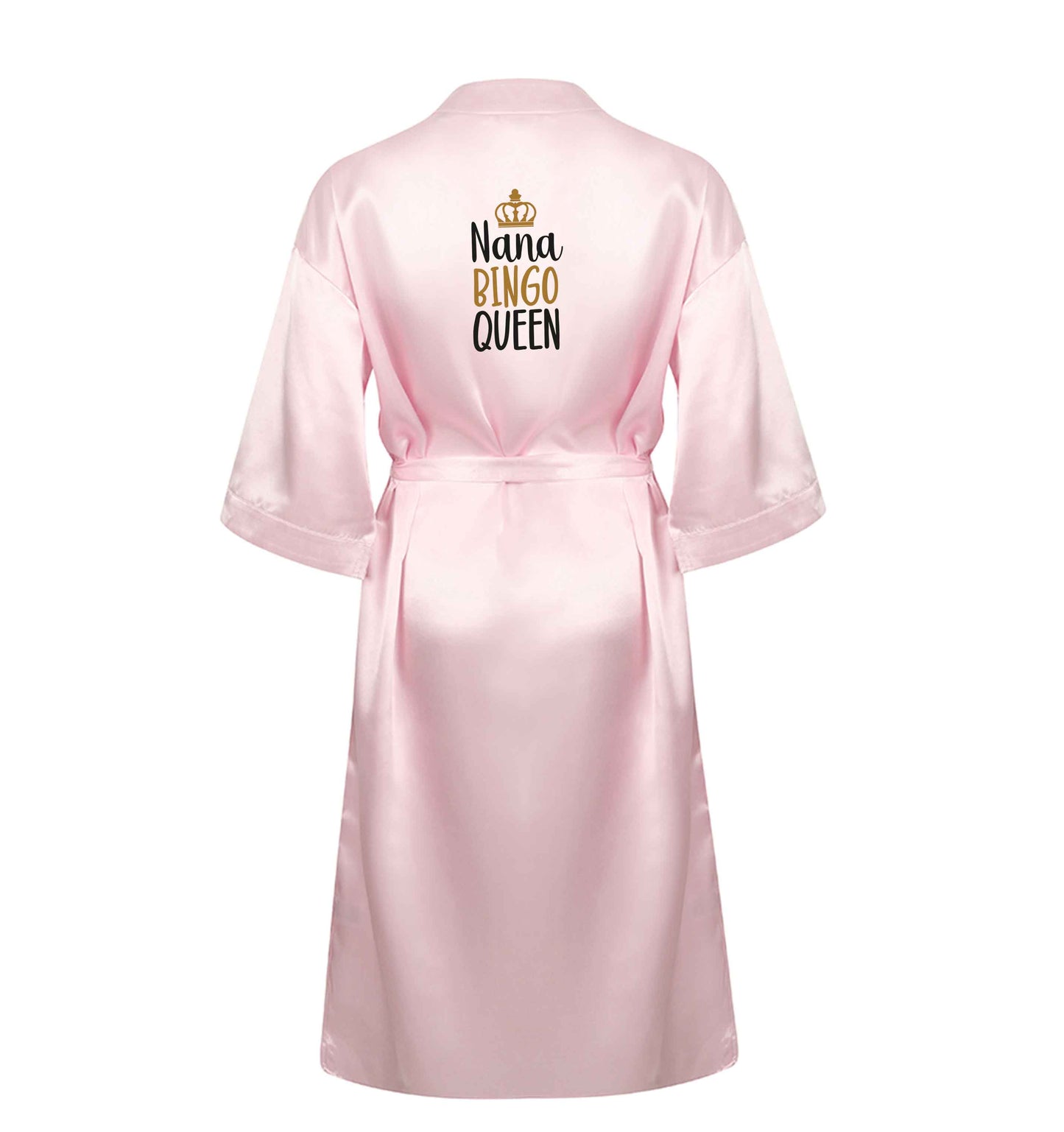 Personalised bingo queen XL/XXL pink ladies dressing gown size 16/18